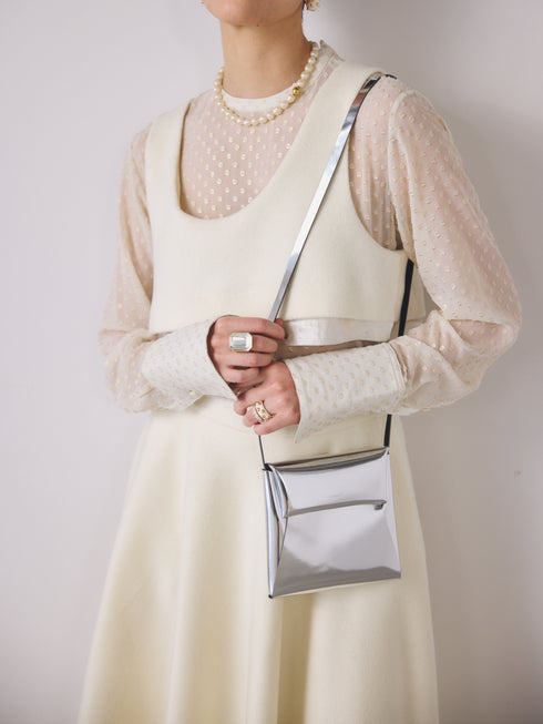 lamb wool bustier